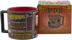 Edgar Allan Poe Coffee Mug - Poe's Most Famous Quotes And Writings - Comes In A Fun Gift Box - By The Unemployed Philosophers Guild