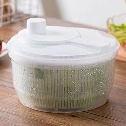 HEIMP Dryer Salad Spinner, Lettuce Fruit And Vegetable Quick Dryer, More Delicious Salads And Faster Food Preparation Kitchen Slicer 12 HEIMP Dryer Salad Spinner, Lettuce Fruit And Vegetable Quick Dryer, More Delicious Salads And Faster Food Preparation Kitchen Slicer -KitchenAid Shop 41CZaDiiLXS
