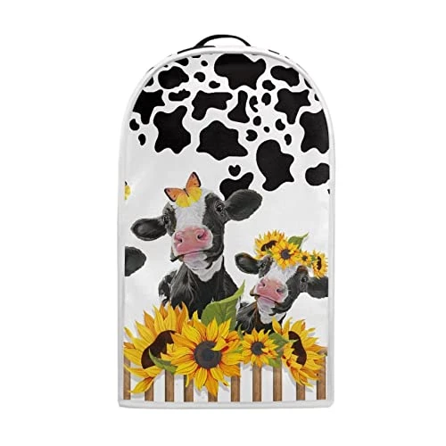 FUIBENG Sunflower Cow Blender Covers Yellow Sunflowers Stand Mixer Dust Covers Stain Resistant Coffee Maker Appliance Organizer Bag Home Kitchen Decor Accessories 4 FUIBENG Sunflower Cow Blender Covers Yellow Sunflowers Stand Mixer Dust Covers Stain Resistant Coffee Maker Appliance Organizer Bag Home Kitchen Decor Accessories - Image 2