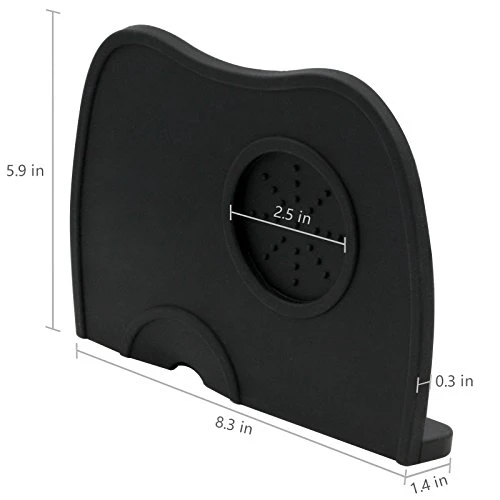 Tamper Mat Coffee Silicone Mat Expresso Tampering Mat Coffee Tamper Station Anti-Slip Mat Barista Tool Tamp Pad Black Mat 6 Tamper Mat Coffee Silicone Mat Expresso Tampering Mat Coffee Tamper Station Anti-Slip Mat Barista Tool Tamp Pad Black Mat - Image 4