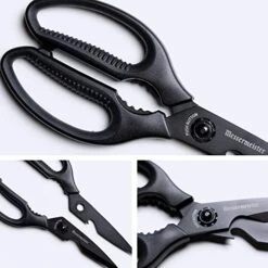 9-Inch Push Button Take-Apart Shears - High-Carbon Stainless Steel & Soft-Grip Handles - Includes Nut Cracker & Bottle Opener -KitchenAid Shop 41Cg3d3tGgL