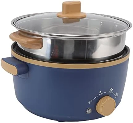 Electric Hot Pot, Kitchen Electric Cooker Portable Prevent Sticking Double Layer Food Grade For Kitchen (US Plug 110V) 8 Electric Hot Pot, Kitchen Electric Cooker Portable Prevent Sticking Double Layer Food Grade For Kitchen (US Plug 110V) - Image 6