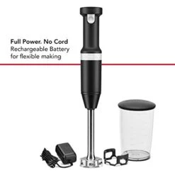 KitchenAid Cordless Variable Speed Hand Blender With Chopper And Whisk Attachment - KHBBV83 -KitchenAid Shop 41ClQHGy5pL