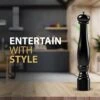 17 Inch Large Pepper Mill - Refillable - Adjustable Grind - Precision Carbon Steel Mechanism -KitchenAid Shop 41Clf55Jm0L