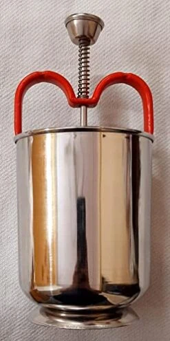 GENERIC Diwali Dhanteras Meduvada Maker / Vada Maker Stainless Steel Meduvada Maker, Donut Maker Vada Maker Meduwada Machine Perfectly Shaped & Crispy Medu Vada / Vada Maker (Silver)