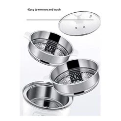 MJWDP Electric Steamer Multifunctional Household Large-capacity -in Thermal Insulation Power-off Steamer Steamer Steamed Buns 11 MJWDP Electric Steamer Multifunctional Household Large-capacity -in Thermal Insulation Power-off Steamer Steamer Steamed Buns -KitchenAid Shop 41Coqkn49DL 1