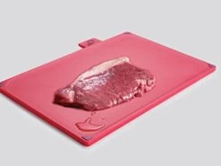 Joseph Joseph Index Plastic Cutting Board Set With Storage Case Color-Coded Dishwasher-Safe Non-Slip, Large, Silver (60134) -KitchenAid Shop 41CvkMnotyL