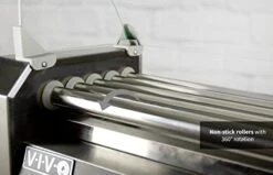 Electric 12 Hot Dog And 5 Roller Grill Warmer, Cooker Machine With Cover, HOTDG-V205 -KitchenAid Shop 41D0XQHfrYL