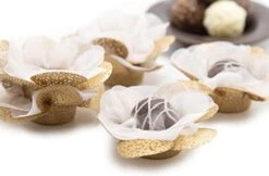 Handmade Paper Truffle Wrappers, Truffle Liners, Truffle Cups For Baby Shower Bridal Shower Birthday Party Wedding - Pack Of 24 (Peony Dusty Rose) -KitchenAid Shop 41D0xJBJ 4L. AC