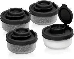 Alt And Pepper Shakers Moisture Proof Set Of 2 Large Salt Shaker To Go Camping Picnic Outdoors Kitchen Lunch Boxes Travel Spice Set Clear With Black Lids Plastic Airtight Spice Jar Dispenser 17 Alt And Pepper Shakers Moisture Proof Set Of 2 Large Salt Shaker To Go Camping Picnic Outdoors Kitchen Lunch Boxes Travel Spice Set Clear With Black Lids Plastic Airtight Spice Jar Dispenser -KitchenAid Shop 41D2m4MTnaL. AC