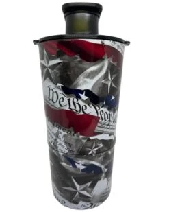 Pro Spittoon With Discreet Storage Fits Up To Three Oversized Cans, Portable Spit Cup With Built-in Can Opener (12 Ounce, 2A)