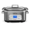 De'Longhi Livenza 7-in-1 Multi-Cooker Programmable SlowCooker, Bake, Brown, Saute, Rice, Steamer & Warmer, Easy To Use And Clean, Nonstick Dishwasher Safe Pot, (6-Quart), Stainless Steel -KitchenAid Shop 41DCz7W6bxL