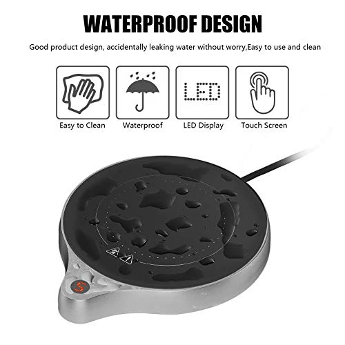 Coffee Mug Warmer And Office Warmer, Electric Beverage Warmer With 5 Temperature Settings, Coffee Warmer For Cocoa Milk Milk, Auto On/Off Gravity-Induction Mug Warmer For Office Desk Use 4 Coffee Mug Warmer And Office Warmer, Electric Beverage Warmer With 5 Temperature Settings, Coffee Warmer For Cocoa Milk Milk, Auto On/Off Gravity-Induction Mug Warmer For Office Desk Use - Image 2