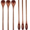 Wooden Coffee Spoons Long Handle Wooden Mixing Spoon Long Handle Wooden Teaspoon Handmade Wood Stirring Spoon For Kitchen Stirring (6) -KitchenAid Shop 41DNkRdThiL