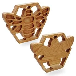 Honey Bee Trivet- Solid Cherry Wood Trivet Hot Pad Holder 14 Honey Bee Trivet- Solid Cherry Wood Trivet Hot Pad Holder -KitchenAid Shop 41DRI6UZZiL