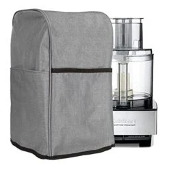 Crutello Food Processor Cover With Storage Pockets For Large Custom 11-14 Cup Processor