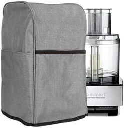 Crutello Food Processor Cover With Storage Pockets For Large Custom 11-14 Cup Processor -KitchenAid Shop 41DdozMuDCS. AC