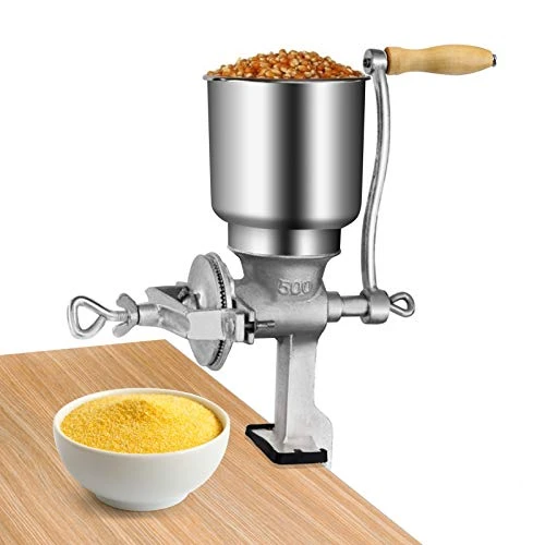 Corn Grinder, Manual Corn Grain Grinder Table Clamp Corn Mill Flour Maker Wheat Grain Nut Mill Cast Iron Hand With Large PROTECT For Animals Feed Home Brewing 3 Corn Grinder, Manual Corn Grain Grinder Table Clamp Corn Mill Flour Maker Wheat Grain Nut Mill Cast Iron Hand With Large PROTECT For Animals Feed Home Brewing