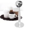 Coffee Spoon, Bean Powder Spoon Dual Purpose Stainless Steel Tamped Measuring Spoon
