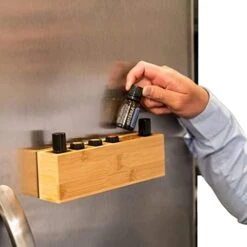 Oil Life- Bamboo Essential Oil Storage Tray 15 Bottles | Holds Fifteen 15ml Dottera Bottles Bamboo Aromatherapy Display Caddy (6 Bottles) -KitchenAid Shop 41DowM0sQHL. AC