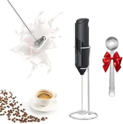 Frother Handheld,Milk Frother,Drink Mixer,Frother For Coffee,Foam Maker,Mini Blender And Frother Handheld For Lattes,Chappccino,Frappe,Matcha (Metal Stand Included) -KitchenAid Shop 41DqXAkhWHL. AC