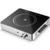 XITGSIMRE 1500W Electric Hot Plate, Single Burner For Cooking, Portable Infrared Electric Stove With Knob Control/Low Noise/Easy To Clean