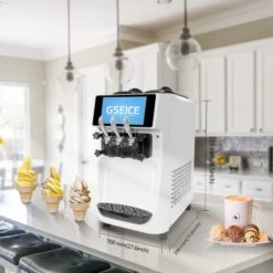 GSEICE Commercial Ice Cream Maker Machine, 10 Inch LCD Touch Screen Dual System Independent Operation, 6.8 To 8.4 Gal/H Soft Serve Ice Cream Machine With Pre-cooling Frequency Conversion 13 GSEICE Commercial Ice Cream Maker Machine, 10 Inch LCD Touch Screen Dual System Independent Operation, 6.8 To 8.4 Gal/H Soft Serve Ice Cream Machine With Pre-cooling Frequency Conversion -KitchenAid Shop 41E1qK1YFQL