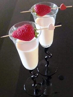 100 Counts Handmade 4.7" Pink Heart Cocktail Sticks Sandwich Fruit Toothpicks Cocktail Picks Party Supplies -KitchenAid Shop 41EB3xIB0fL