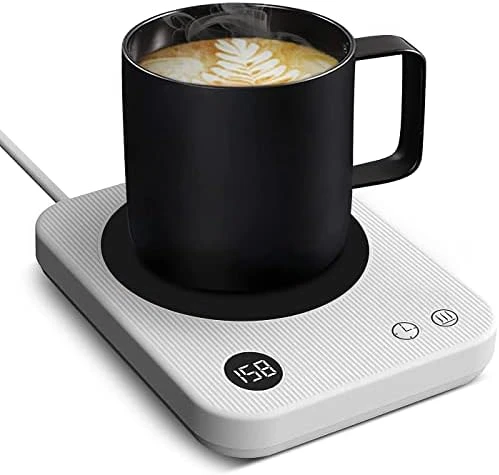 Coffee Mug Warmer, Smart Coffee Cup Warmer, Mug Warmer With 3 Temperature Settings, Coffee Mug Warmer With Auto Shut-Off, Candle Warmer Plate, Electric Beverage Warmer For Coffee, Tea, Milk (Black) 7 Coffee Mug Warmer, Smart Coffee Cup Warmer, Mug Warmer With 3 Temperature Settings, Coffee Mug Warmer With Auto Shut-Off, Candle Warmer Plate, Electric Beverage Warmer For Coffee, Tea, Milk (Black) - Image 5