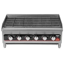 , Cayenne 36" Radiant/Lava Rock Charbroilers, 407312, 6 Burners, 120000 BTU