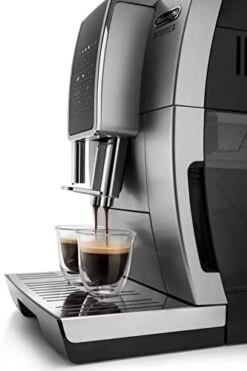De'Longhi Dinamica Fully Automatic Coffee And Espresso Machine With Premium Adjustable Frother, Stainless Steel, ECAM35025SB -KitchenAid Shop 41EHH3lpS5L