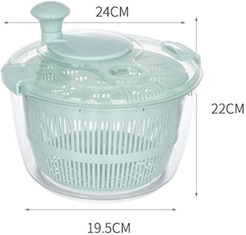 Salad Spinner 5L,ABS,Lettuce Vegetables Washer Dryer Drainer Crisper Strainer For Home Kitchen Washing & Drying 7 Salad Spinner 5L,ABS,Lettuce Vegetables Washer Dryer Drainer Crisper Strainer For Home Kitchen Washing & Drying - Image 5