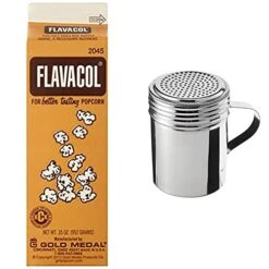 Flavacol Popcorn Season Salt,35 Oz. & Winware Stainless Steel Dredges 10-Ounce With Handle 18 Flavacol Popcorn Season Salt,35 Oz. & Winware Stainless Steel Dredges 10-Ounce With Handle -KitchenAid Shop 41ERgA51DsL 1