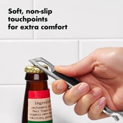 OXO SteeL Winged Corkscrew With Removable Foil Cutter & SteeL Stainless Steel Bottle And Can Opener -KitchenAid Shop 41ETzI1f0AL 1