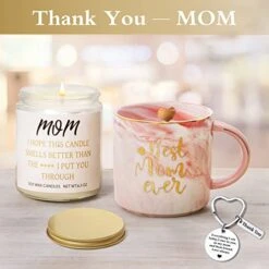 Mothers Day Gifts,Gifts For Mom From Daughter, Mom Gifts, Best Mom Ever Coffee Mug Set With Lavender Candles, Keychain, Christmas, Birthday Gifts For Mom, Wife, Women, Pregnant Mom 12 Mothers Day Gifts,Gifts For Mom From Daughter, Mom Gifts, Best Mom Ever Coffee Mug Set With Lavender Candles, Keychain, Christmas, Birthday Gifts For Mom, Wife, Women, Pregnant Mom -KitchenAid Shop 41EWayRIdRL