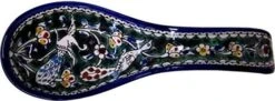 Armenian Hand Painted Cooking Spoon Rest/Ladle Holder - Large With Deep Round Cup Part - Asfour Outlet Trademark (Blue Flowers 8.5 Inches) 20 Armenian Hand Painted Cooking Spoon Rest/Ladle Holder - Large With Deep Round Cup Part - Asfour Outlet Trademark (Blue Flowers 8.5 Inches) -KitchenAid Shop 41EnJMhNtLL. AC
