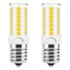 E17 Led Bulb Dimmable, Microwave Light Bulbs Under Hood, Over Stove Appliance Replacement 40W Incandescent For Refrigerator, Range Hood, 120V 5W 450LM, Warm White 3000K, E17 Intermediate Base, 2 Pack -KitchenAid Shop 41EozuY7hvL