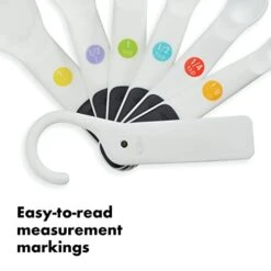 OXO Good Grips 6-Piece Plastic Measuring Spoons With Scraper- White -KitchenAid Shop 41F1BOWCLsL