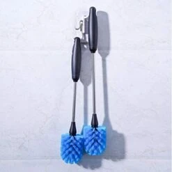 Tainless Steel Bottle Brush, 2 Pack Long Handle Water Bottle Scrubbing Brush, Built For Cleaning Sports Bottles, Baby Bottles, Cups, Mugs, Glasswares, Tumblers, Wine Decanters, Flask, 13 In - 15 In 12 Tainless Steel Bottle Brush, 2 Pack Long Handle Water Bottle Scrubbing Brush, Built For Cleaning Sports Bottles, Baby Bottles, Cups, Mugs, Glasswares, Tumblers, Wine Decanters, Flask, 13 In - 15 In -KitchenAid Shop 41F2YqWkMrL