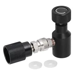 CO2 Cylinder Refill Adapter For Soda Makers - Save Money With Home Refills - W21.8-14 Thread Standard Compatible - Carbon Dioxide Tank Refill Kit