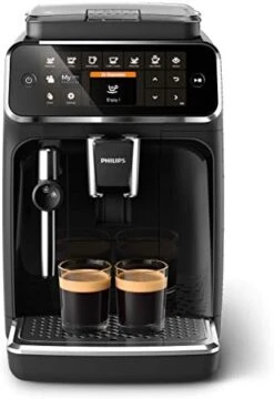 HILIPS 4300 Series Fully Automatic Espresso Machine - LatteGo Milk Frother, 8 Coffee Varieties, Intuitive Touch Display, Black, (EP4347/94) -KitchenAid Shop 41F8L8H2RXL. AC