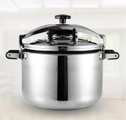 Induction Cooker Gas Pressure Cooker, Consumer And Commercial Large-capacity Stainless Steel Pressure Cooker, Outdoor Portable Explosion-proof Pressure Cooker, 22L / 30L / 40L More Rapid Heat Conducti