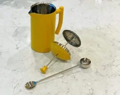 Double-Walled Stainless Steel French Press Coffee Maker, Dilly Bean Green, 34 Fl Oz. -KitchenAid Shop 41FRIYwNcaL