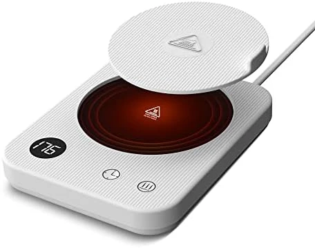 NIGMA Coffee Mug Warmer For Desk, Electric Cup Candle Warmer With Auto Shut Off, Smart Kitchen Gadget For Heating Coffee, Tea, Hot Chocolate, And Milk (No Cup, Black) 14 NIGMA Coffee Mug Warmer For Desk, Electric Cup Candle Warmer With Auto Shut Off, Smart Kitchen Gadget For Heating Coffee, Tea, Hot Chocolate, And Milk (No Cup, Black) - Image 12