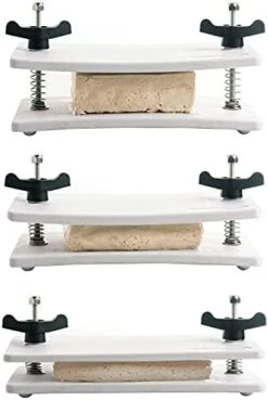 Extra Firm Tofu Press - By Healthy Express - Premium Curved Plates For Superior Pressing Results On Firm And Extra Firm Tofu. Perfect Press Every Time! -KitchenAid Shop 41FV80HlixL. AC