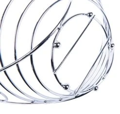 XZACT Fruit Basket Fruit Bowl With Banana Hook 43cm Tall, Wired Fruit Rack/ Banna Stand Hanger - Silvery Chrome Finish -KitchenAid Shop 41Ffi6ssPcL