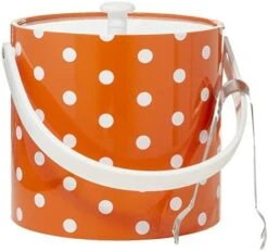 Hand Made In USA White & Gold Double Walled 3-Quart Insulated Ice Bucket With Ice Tongs (Polka Dot Collection) 18 Hand Made In USA White & Gold Double Walled 3-Quart Insulated Ice Bucket With Ice Tongs (Polka Dot Collection) -KitchenAid Shop 41Fhznk8OL. AC