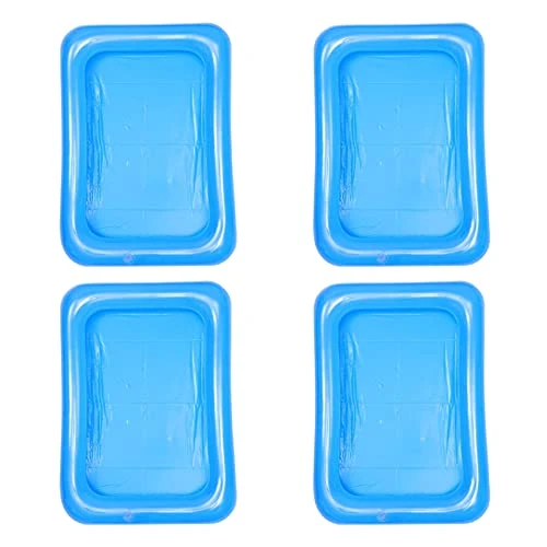 YARNOW Inflatable Cooler, 4PCS Inflatable Ice Serving Bar Coolers For Parties, Salad Picnic Ice Food Drinks Buffet Server Tray For Indoor Outdoor Party (Transparent) 6 YARNOW Inflatable Cooler, 4PCS Inflatable Ice Serving Bar Coolers For Parties, Salad Picnic Ice Food Drinks Buffet Server Tray For Indoor Outdoor Party (Transparent) - Image 4