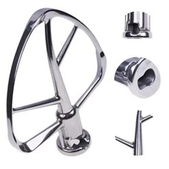 Stainless Steel Flat Beater Replacement For Kitchenaid 4.5-5QT Tilt-Head Stand Mixer - Fit For K45 K45SS KSM75 KSM90 KSM95 KSM100 KSM103 KSM110 KSM150