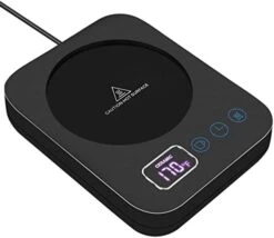 Coffee Mug Warmer - Cup Warmer For Desk Automatic Shut Off, Smart Beverage Warmer With 3 Temperature Settings Touch Switch For Coffee, Water, Milk, Tea, Candle Warmer, Safely Use For Office/Home -KitchenAid Shop 41Fq3OE P8L. AC